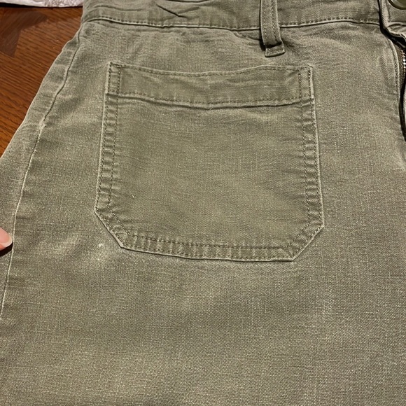 J.Crew Point Sur wide leg cropped trousers 28. Dark green - Picture 13 of 15